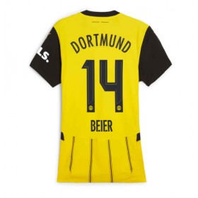 Borussia Dortmund Maximilian Beier #14 Hemmakläder Dam 2024-25 Kortärmad